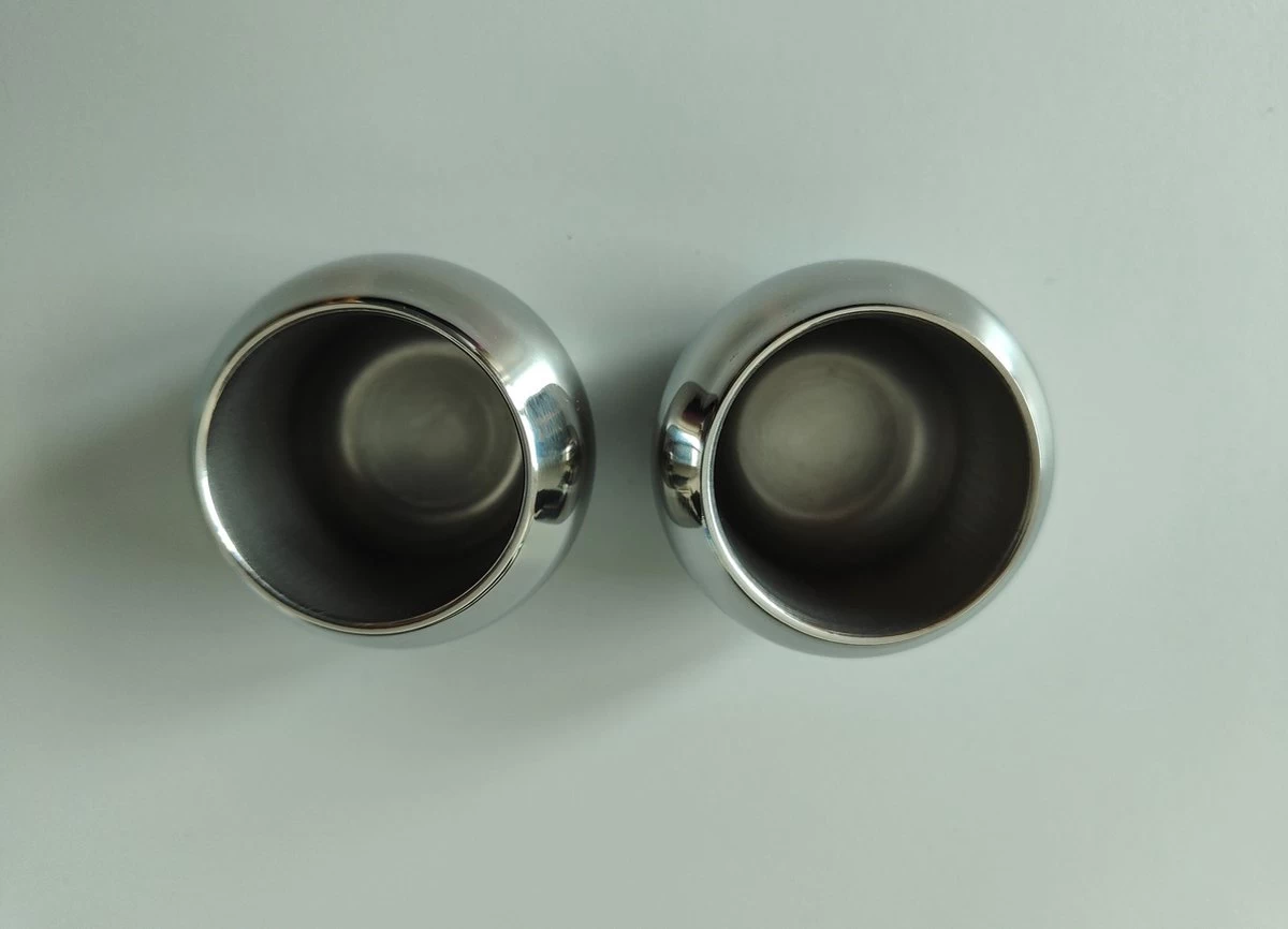 Sparq Home - Verres à Liqueur Et Verres à Espresso En Acier Inoxydable Avec Gel De Congélation Ensemble Autour De 2 Pièces - Service De Bar - Café - Cadeau D'affaires - Cadeau 2 Sparq Home - Verres à Liqueur Et Verres à Espresso En Acier Inoxydable Avec Gel De Congélation Ensemble Autour De 2 Pièces - Service De Bar - Café - Cadeau D'affaires - Cadeau – Image 2