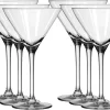 24x Cocktail Série Réductions Transparentes 260 Ml / Verres Martini - 26 Cl - Verres à Cocktail - Verres à Cocktail Boire - Verres à Cocktail Faits De Verre