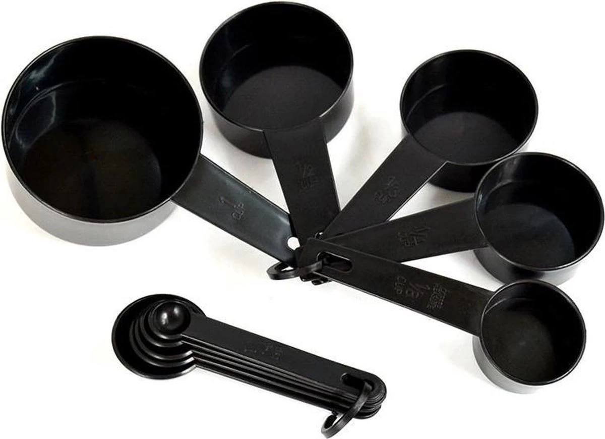 10 Pièces En Cuillères à Mesurer Et Mesure Coupes -Complete Verres Doseurs Set -mesure Cuillère Set- Coupes De Mesure-Mesureur Instruments- Multi Usage Cuillères 3 10 Pièces En Cuillères à Mesurer Et Mesure Coupes -Complete Verres Doseurs Set -mesure Cuillère Set- Coupes De Mesure-Mesureur Instruments- Multi Usage Cuillères – Image 3