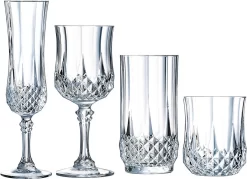 Arcoroc Westloop - Ensemble De Verres De 24 Pièces - Verres (à Vin) Classiques - Avec Le Magazine D'inspiration Table Style