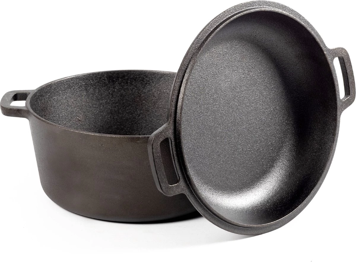 Poêle En Fonte Daumonet - Lèchefrite - Ronde - Ø 26 Cm - XXX Litres - Zwart - Émail - Convient à Toutes Les Sources De Chaleur - Electrique - Gaz - Halogène - Induction - Céramique - Va Au Lave-vaisselle - DAU-CICDU- BLACK-26 1 Poêle En Fonte Daumonet - Lèchefrite - Ronde - Ø 26 Cm - XXX Litres - Zwart - Émail - Convient à Toutes Les Sources De Chaleur - Electrique - Gaz - Halogène - Induction - Céramique - Va Au Lave-vaisselle - DAU-CICDU- BLACK-26