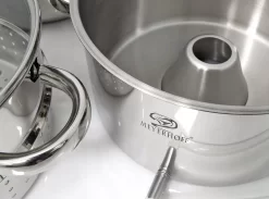 Meyerhoff Professionnel 6 Pièces Presse-agrumes / Presse-agrumes Lent Pour La Cuisinière 5L - Centrifugeuse - Sappan - Centrifugeuse - Extracteur De Vapeur - Presse-fruits - Acier Inoxydable -Fournitures De Cuisine Boutique 1200x887 4