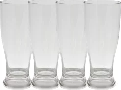 Eurotrail Set De 10x Verres à Bière Camping/pique-nique En Plastique Incassable 275 Ml - Verre à Bière En Polycarbonate