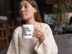 Tasse En Céramique Ruff Life , Tasses Cadeaux Amusantes, Style Unique Pour Les Amoureux Des Chiens, Tasses En Céramique Conçues De Qualité, D015-001W, 11 Oz,