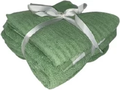 Cuisine Et à Thé ALEV - 1 Lavette, 2 Et Thé 2 Torchons De Cuisine - Vert Clair