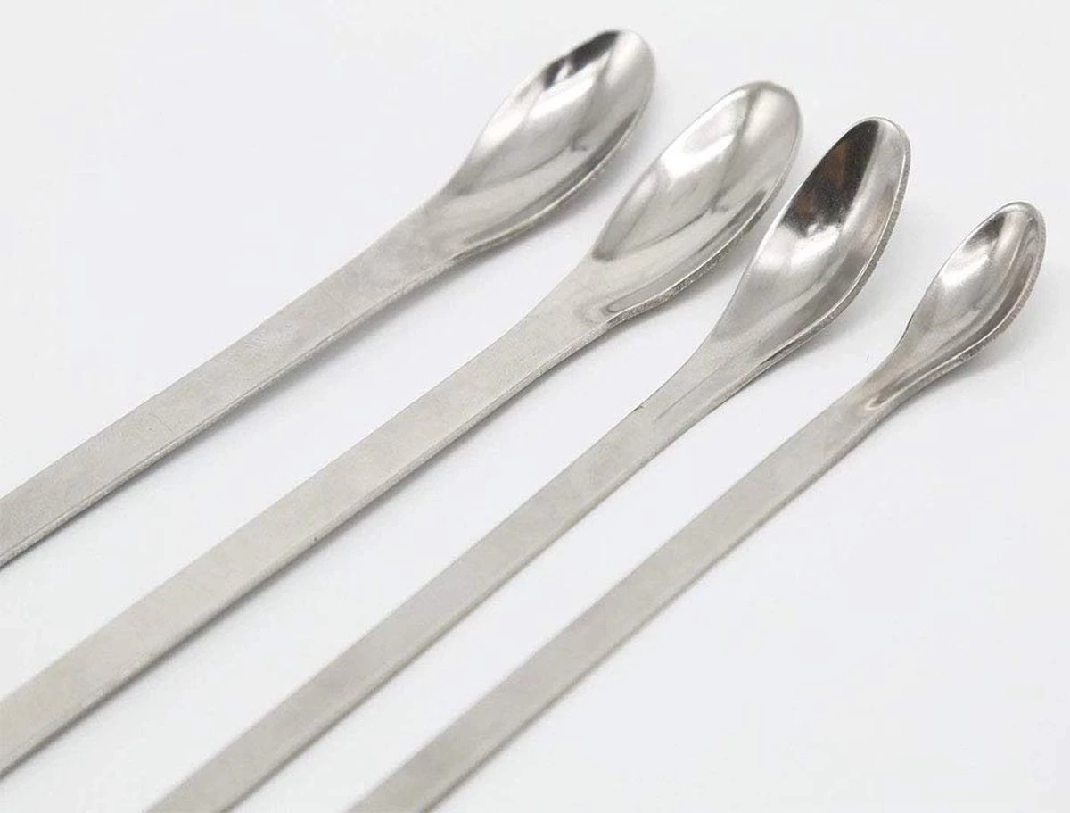 Micro Cuillère En Acier Inoxydable, Cuillère à échantillon De Laboratoire Réactif, Cuillère à Grattoir De Laboratoire, Mini Micro Cuillère 10 Paquets 4 Têtes Simples, 4 Têtes Doubles, 2 Têtes Carrées (Argent) 4 Micro Cuillère En Acier Inoxydable, Cuillère à échantillon De Laboratoire Réactif, Cuillère à Grattoir De Laboratoire, Mini Micro Cuillère 10 Paquets 4 Têtes Simples, 4 Têtes Doubles, 2 Têtes Carrées (Argent) – Image 4