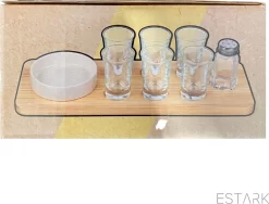 Tequila Service Set - Plateau De Service Pour Tequila - Tequila Shots - Set De Verres à Shot - Verres à Shot - Verres à Shot De Service Pour Tequila Shots 9 Pièces - Verres à Boire Avec Accessoires De Vêtements Pour Bébé De Service -Fournitures De Cuisine Boutique 1200x911 4