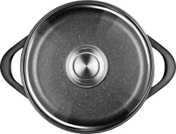 Smile - Batterie De Cuisine 10 Pièces - Couche Antiadhésive - Va Au Lave-vaisselle - Zwart - MGK-17 -Fournitures De Cuisine Boutique 1200x919