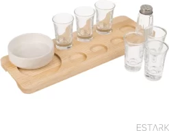 Tequila Service Set - Plateau De Service Pour Tequila - Tequila Shots - Set De Verres à Shot - Verres à Shot - Verres à Shot De Service Pour Tequila Shots 9 Pièces - Verres à Boire Avec Accessoires De Vêtements Pour Bébé De Service -Fournitures De Cuisine Boutique 1200x926 2