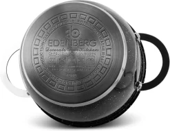 Edënbërg Black Line - Ensemble De Casseroles De Luxe - Acier Inoxydable - 12 Pièces - Base Sandwich -Fournitures De Cuisine Boutique 1200x926