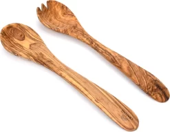 OLIVIEU ~ Set De Couverts à Salade à Salade En Bois D'olivier Hygiénique ~ 25 Cm ~ Couverts à Salade ~ Couverts à Salade En Bois ~ Couverts à Salade ~ Couverts De Salade -Fournitures De Cuisine Boutique 1200x927