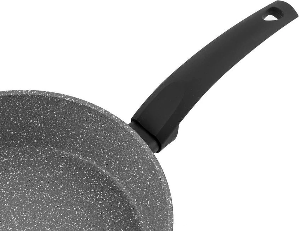 Poêle à Frire Florina Salva Avec Rebord Haut Et Revêtement Antiadhésif 3 Couches 20 X 6 Cm Noir / Gris - Technologie Coussin D'air - Poignée Froide Au Toucher Soft 7 Poêle à Frire Florina Salva Avec Rebord Haut Et Revêtement Antiadhésif 3 Couches 20 X 6 Cm Noir / Gris - Technologie Coussin D'air - Poignée Froide Au Toucher Soft – Image 7