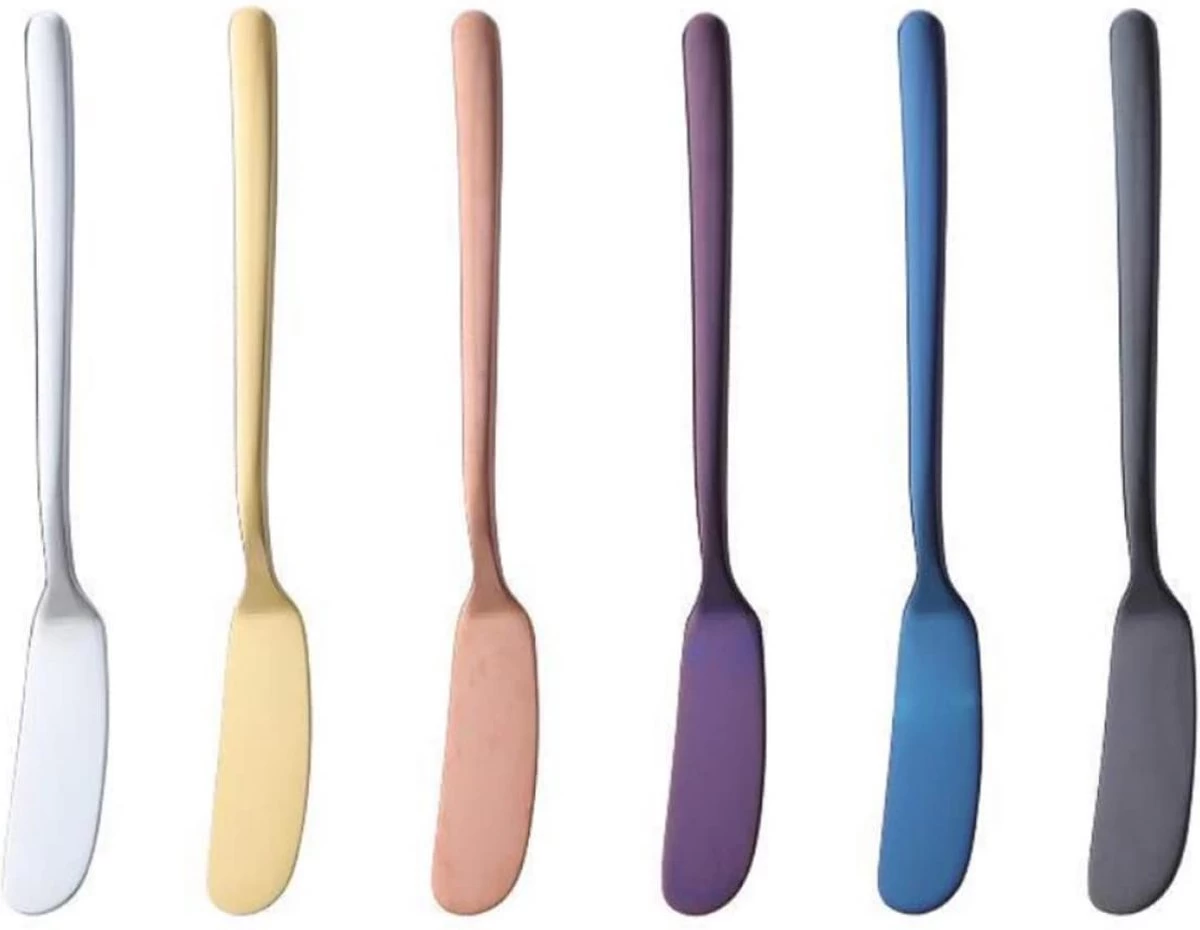 Doodadeals® | Couteau à Beurre Blauw | Couteau à Beurre | Couteaux De Lubrification | Couteaux à Tapas | ACIER INOXYDABLE | 2 Pièces 9 Doodadeals® | Couteau à Beurre Blauw | Couteau à Beurre | Couteaux De Lubrification | Couteaux à Tapas | ACIER INOXYDABLE | 2 Pièces – Image 9