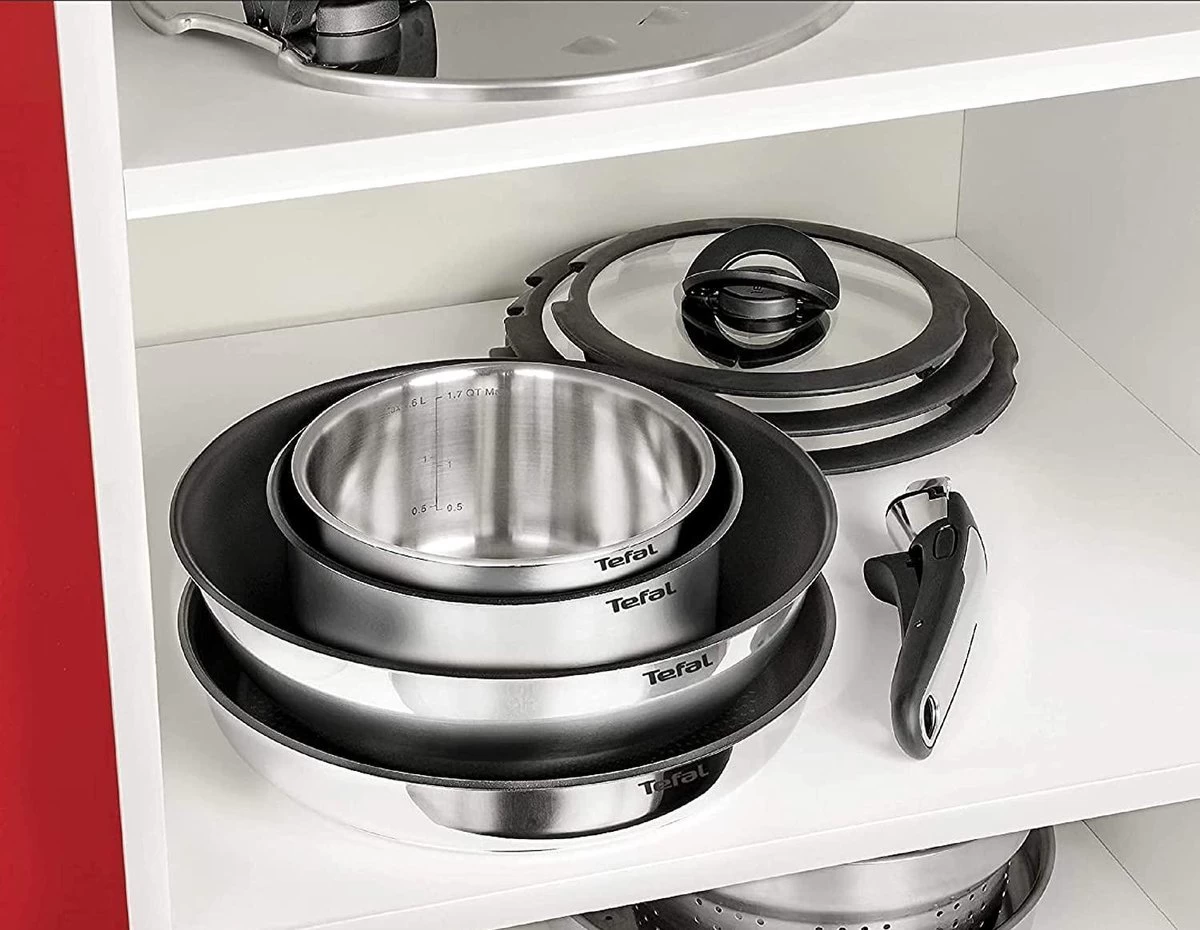 Ingenio Preference Set De Casseroles 15 Pièces L94096, Revêtement Antiadhésif, Acier Inoxydable 11 Ingenio Preference Set De Casseroles 15 Pièces L94096, Revêtement Antiadhésif, Acier Inoxydable – Image 11