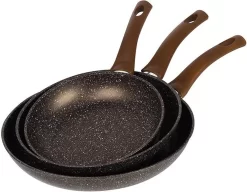 Ensemble De Poêles à Frire De Luxe Oneiro - Eco Friendly - Champagne - ø20 X H 4,2 ø24x H 4,6cm - Cuisine - Salle à Manger - Cuisine - Poêle - Induction - Gaz - Casseroles - Poêles -Fournitures De Cuisine Boutique 1200x932