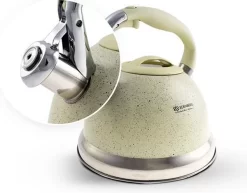 Edënbërg Classic Line - Bouilloire Sifflante En Acier Inoxydable - 3,2 Litres - Acier Inoxydable - Crème -Fournitures De Cuisine Boutique 1200x937 1