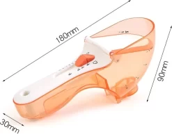 WiseGoods Premium Scoop Spoon - Accessoires De Vêtements Pour Bébé De Cuisine - Ustensiles De Cuisine - Batterie De Cuisine - Cuillère à Mesurer - Cuillères à Mesurer - Balance - Outil - Oranje