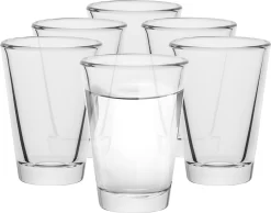 Set De Lunettes à Shot à Shot à Base Lourde | 40 Ml | Lot De 6 | Verres à Vodka Set De Glas à Shot De Tequila Verres à Alcohol | Lave-vaisselle | Collection Vigo