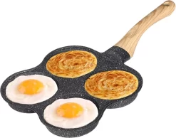 Pan à Frire En Aluminium, Revêtement Antiadhésif Pour Poêle à Omelette Avec Poêle à Crêpes à œufs à 4 Trous Pour Cuisinière à Gaz à Induction 14,6 X 7,7 X 1 Po -Fournitures De Cuisine Boutique 1200x943 5