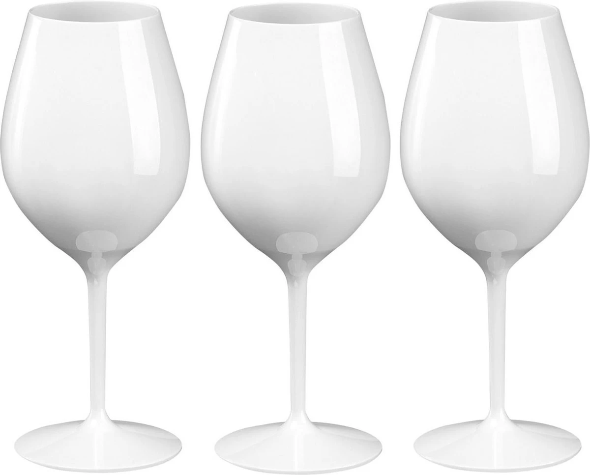 12x Vin Witte Ou Le Vin Rouge Verres 51 Cl / 510 Ml En Matière Plastique Incassable Blanc - Réutilisable - Verres De Vin - Vin Potable 1 12x Vin Witte Ou Le Vin Rouge Verres 51 Cl / 510 Ml En Matière Plastique Incassable Blanc - Réutilisable - Verres De Vin - Vin Potable