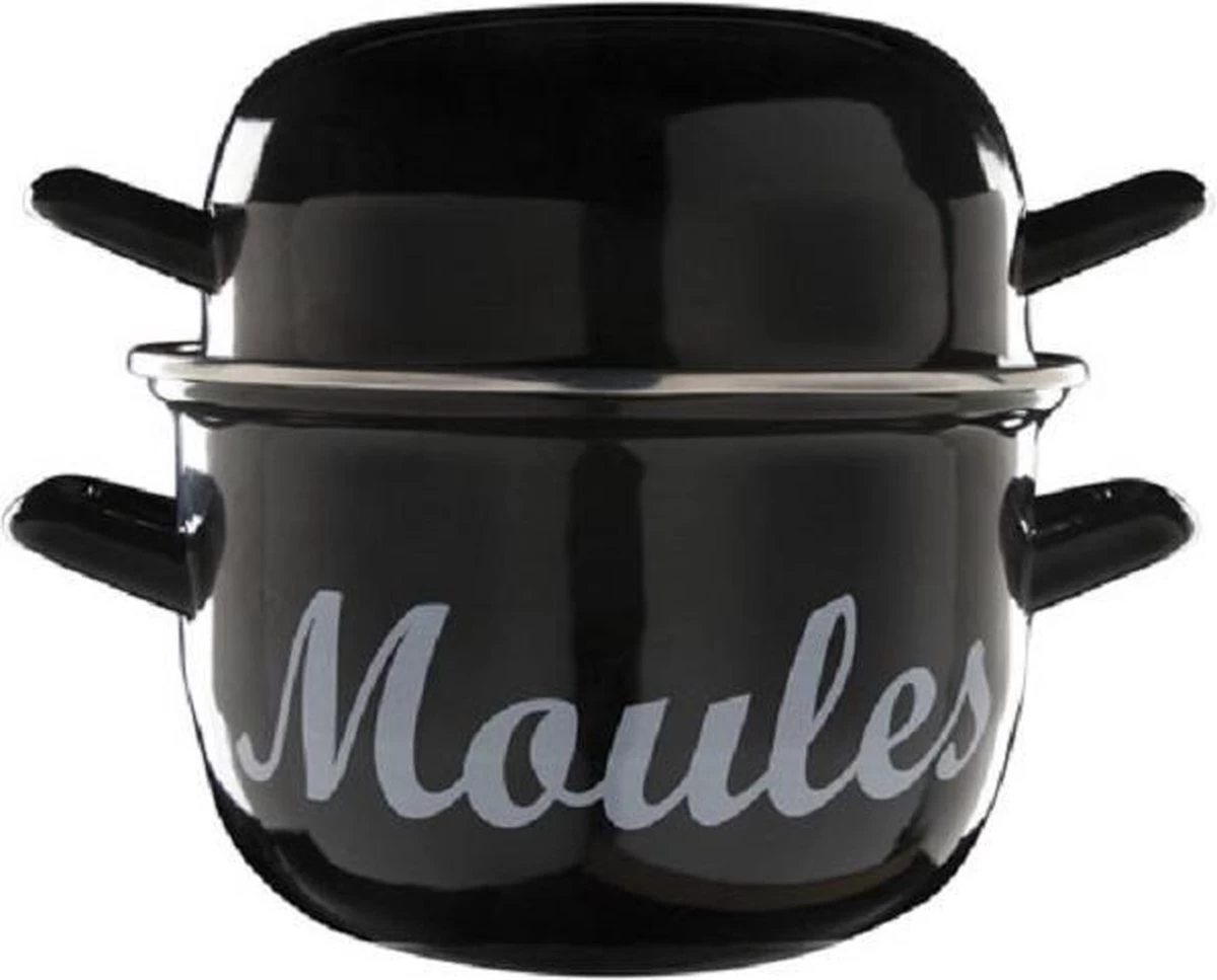 Cozy & Trendy Moules - Moule à Moules - 1,2 Kg - Zwart - 2,8l - D18cm - Acier Inoxydable - Arrondi - (lot De 6) Et Yourkitchen E-cookbook Delicious Tasty Recipes 1 Cozy & Trendy Moules - Moule à Moules - 1,2 Kg - Zwart - 2,8l - D18cm - Acier Inoxydable - Arrondi - (lot De 6) Et Yourkitchen E-cookbook Delicious Tasty Recipes