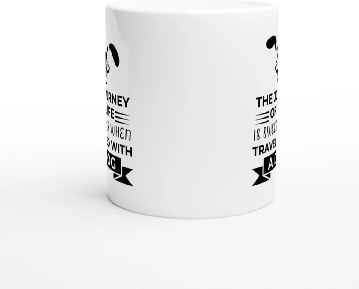 Le Voyage De La Life Est Plus Doux Lorsqu'il Voyage Avec Une Tasse En Céramique Pour Chien, Un Cadeau Pour Les Amoureux Des Chiens, Une Tasse à Café Pour Les Amoureux Des Chiens, D015-219W, 11 Oz, 5 Le Voyage De La Life Est Plus Doux Lorsqu'il Voyage Avec Une Tasse En Céramique Pour Chien, Un Cadeau Pour Les Amoureux Des Chiens, Une Tasse à Café Pour Les Amoureux Des Chiens, D015-219W, 11 Oz, – Image 5