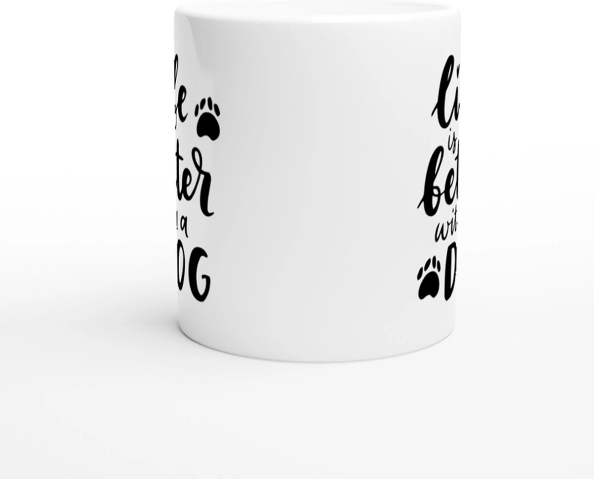 La Life Est Meilleure Avec Une Tasse En Céramique Pour Chien, Tasse Pour Propriétaire De Chien, Une Tasse Souhaitable Pour Vos Proches, Cadeau Pour Amoureux Des Chiens, D015-232W, 11 Oz, 5 La Life Est Meilleure Avec Une Tasse En Céramique Pour Chien, Tasse Pour Propriétaire De Chien, Une Tasse Souhaitable Pour Vos Proches, Cadeau Pour Amoureux Des Chiens, D015-232W, 11 Oz, – Image 5