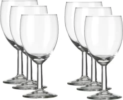 18x Verres à Vin De Luxe Pour Vin Blanc 240ml Gilde - 24 Cl - Verres à Vin Blanc - Boire Du Vin - Verres à Vin En Verre