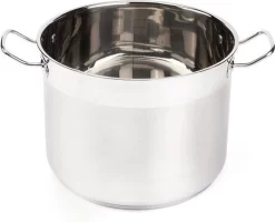 Marmite à Soupe En Acier Inoxydable Florina Gastro Grande 30 X 25,5 Cm - 15,5 Litres - Convient à Toutes Les Sources De Chaleur, Y Compris L'induction - Matériaux De Haute Qualité - Couvercle En Verre Inclus -Fournitures De Cuisine Boutique 1200x971