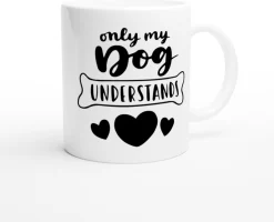 Only Mon Chien Comprend Une Tasse En Céramique, Une Jolie Tasse à Café Pour Les Amoureux Des Chiens, Une Tasse Cadeau Pour Vos Proches, Une Belle Idée Cadeau, D015-239W, 11 Oz, -Fournitures De Cuisine Boutique 1200x973 11