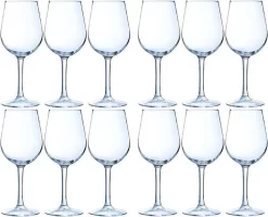 12x Verres à Vin De Luxe Pour Vin Blanc 270 Ml - 27 Cl - Verres à Vin Blanc Et Rosé - Boire Du Vin - Verres à Vin En Verre