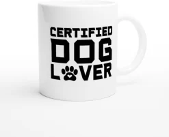 Tasse En Céramique D'amant De Chien Certifié, Cadeau Drôle Pour Le Propriétaire De Chien, Tasse Avec La Patte Mignonne, Style Unique Pour L'amant De Chien, D015-084W, 11oz, -Fournitures De Cuisine Boutique 1200x978 3