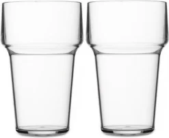 10x Verres à Bière Plastique 250 Ml - Bière Réutilisable - Verres De Camping / Pique-nique Incassables