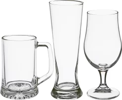 Set De Verres à Bière Secret De Gourmet - Verres à Bière/chopes à Bière/verres à Bière Sur Pied - 12x Pièces