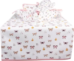 Clayre & Eef Gant De Four 18x30 Cm Beige Rose Katoen Papillons Gant De Four Cadeau Fête Des Mères -Fournitures De Cuisine Boutique 1200x985 2