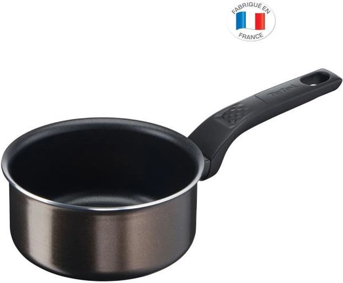Poêle TEFAL B5542702 Easy Cook&Clean 14 Cm (1 L), Revêtement Antiadhésif, Thermo- Signal™, Tous Feux Sauf Induction, Fabriqué En France 1 Poêle TEFAL B5542702 Easy Cook&Clean 14 Cm (1 L), Revêtement Antiadhésif, Thermo- Signal™, Tous Feux Sauf Induction, Fabriqué En France