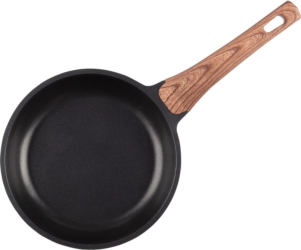 Rosmarino Black Line - Poêle - Ø20cm - 100% Sans PFAS & PFOA - Fonte D'aluminium - Revêtement Minéral Antiadhésif - Poignée Ergonomique - Convient à Tous Feux & Lave-vaisselle 13 Rosmarino Black Line - Poêle - Ø20cm - 100% Sans PFAS & PFOA - Fonte D'aluminium - Revêtement Minéral Antiadhésif - Poignée Ergonomique - Convient à Tous Feux & Lave-vaisselle – Image 13