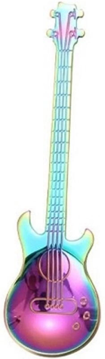Guitare 8 Cuillères à Café - Cuillère à Café En Acier Inoxydable - Cuillère à Thé Et à Café - Multi 2 Guitare 8 Cuillères à Café - Cuillère à Café En Acier Inoxydable - Cuillère à Thé Et à Café - Multi – Image 2