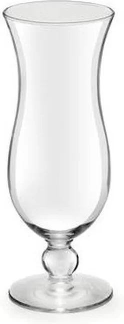 4x Verres à Verres à Cocktail / Verres Hawaii Bleus Transparents 440 Ml - Avec Gobelet Doseur En Acier Inoxydable / Taille De Barre 2-en-1 15/30 Ml -Fournitures De Cuisine Boutique 460x1200