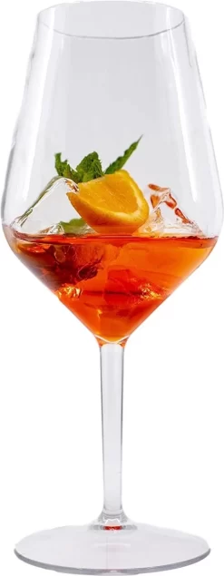 Stylgs Verres à Vin En Plastique Tritan De Haute Qualité, Verre à Vin Rouge En Plastique Réutilisable Incassable, Réutilisable Et Lavable Au Lave-vaisselle, Ensemble De 4 Pièces -Fournitures De Cuisine Boutique 467x1200