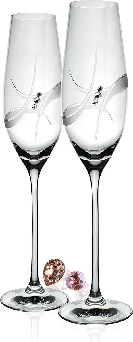 Flûtes à Champagne Cristal Verres à Champagne Décoration De Luxe Set 2 210 Ml, Verres à Prosecco Faits à La Main Cristallin Verre Diamant Convenant Comme Cadeau De Mariage Pour Les Mariés 1 Flûtes à Champagne Cristal Verres à Champagne Décoration De Luxe Set 2 210 Ml, Verres à Prosecco Faits à La Main Cristallin Verre Diamant Convenant Comme Cadeau De Mariage Pour Les Mariés