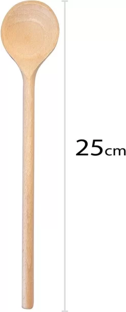 Ensemble De 5 Cuillères De Cuisine RSW24® | 25-35 Cm De Longueur | Bois De Hêtre | Cuillère En Bois | Des Tailles Différentes | Fabriqué En Allemagne -Fournitures De Cuisine Boutique 485x1200
