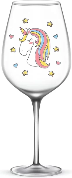 EinhornLiebe® Ensemble De Verres à Verres à Vin Verre Licorne Bye Bye Reality Vin Rouge Vin Blanc 2 Pièces Dans Une Boîte Cadeau -Fournitures De Cuisine Boutique 489x1200 1