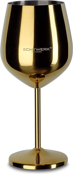 Verres à Vin En Acier Inoxydable - Coupes à Vin De Style Royal / Haute Qualité - - Perfect Pour La Home, Les Restaurants Et Les Fêtes - Verres à Champagne Produit Premium / Verres à Cocktail Toniques -Fournitures De Cuisine Boutique 505x1200 1
