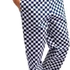 Pantalon De Chef Unisexe Easyfit Teflon De Whites - Grand Carreaux - Blauw/ Blanc - Taille XS