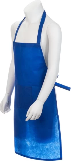 Set De Cuisine - Tablier - Tablier De Cuisine Enfant - Tablier De Cuisine - Toque - Enfants - Textile De Cuisine - Non Tissé - Bleu -Fournitures De Cuisine Boutique 532x1200