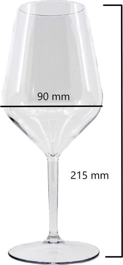 Stylgs Verres à Vin En Plastique Tritan De Haute Qualité, Verre à Vin Rouge En Plastique Réutilisable Incassable, Réutilisable Et Lavable Au Lave-vaisselle, Ensemble De 4 Pièces -Fournitures De Cuisine Boutique 557x1200 1