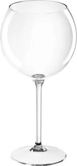 Verres Ballon à Vin Rouge/ Gin Tonic Transparent 650 Ml De Plastique Incassable - Réutilisable - Verres à Boire Pour Amateurs De Vin/ Gin Tonic à Boire