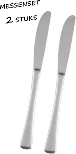 Couteaux à Pain - 2 Pièces - Ensemble De Couteaux - Couteau à Couverts - Couteau De Table - Couteau De Table - Couteaux Dentelés - Couteau