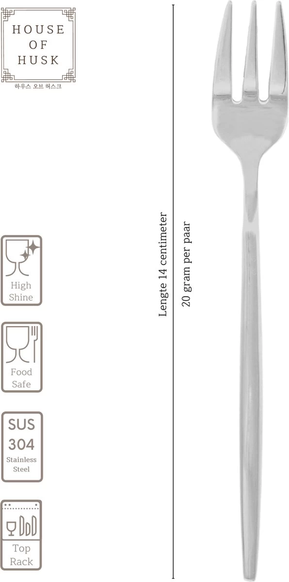 Fourchettes à Dessert En Argent House Of Fourchettes à Dessert - Fourchettes à Gâteau - Fourchettes à Pâtisserie - Acier Inoxydable - Fourchettes à Cocktail - 6 Pièces 2 Fourchettes à Dessert En Argent House Of Fourchettes à Dessert - Fourchettes à Gâteau - Fourchettes à Pâtisserie - Acier Inoxydable - Fourchettes à Cocktail - 6 Pièces – Image 2